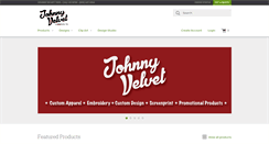 Desktop Screenshot of johnnyvelvettees.com